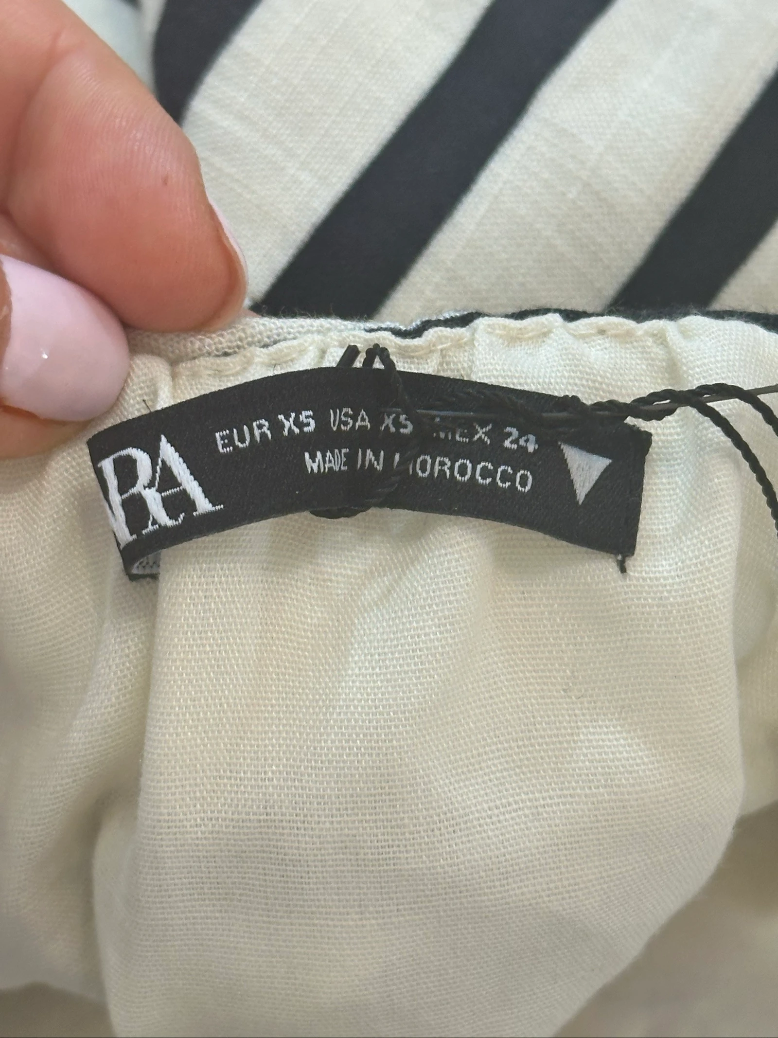 Prachtige asymmetrische Zara top nieuw | Maat XS – photo 7
